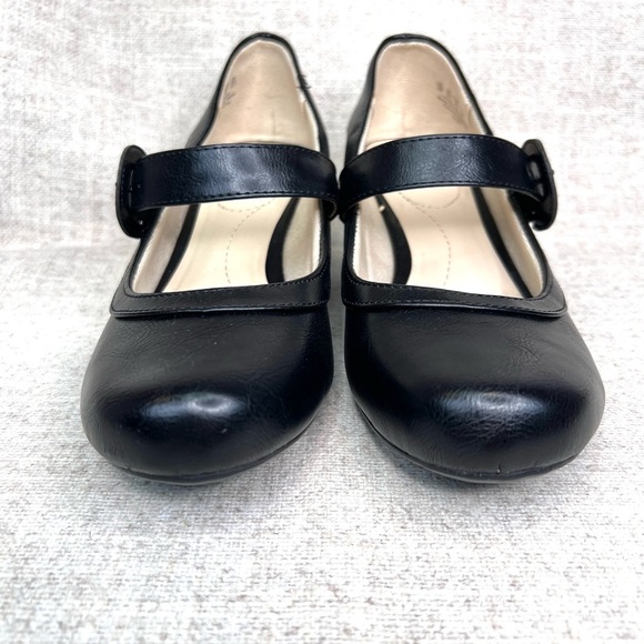 Life Stride Rozz Mary Jane heels pumps size 9M black, office party USEDLIKENEW - Picture 6 of 9